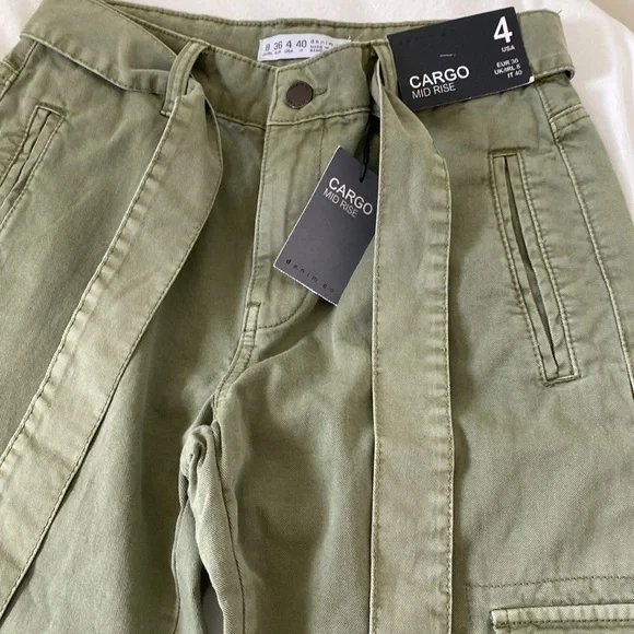CARGO MID RISE PANTS - Picture 2 of 6